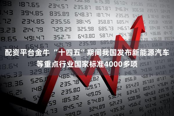 配资平台金牛 “十四五”期间我国发布新能源汽车等重点行业国家标准4000多项